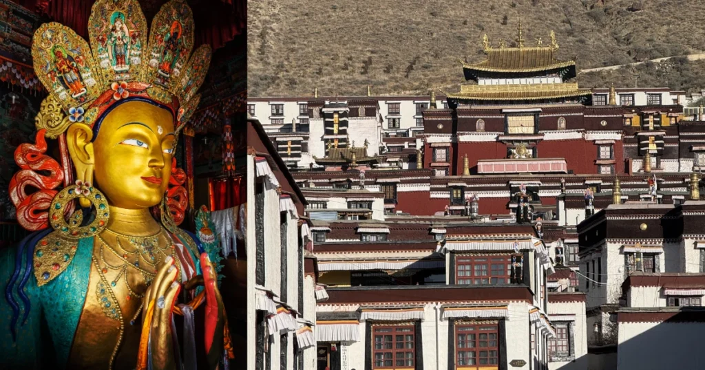Maitreya Buddha Statue in Tashilhunpo